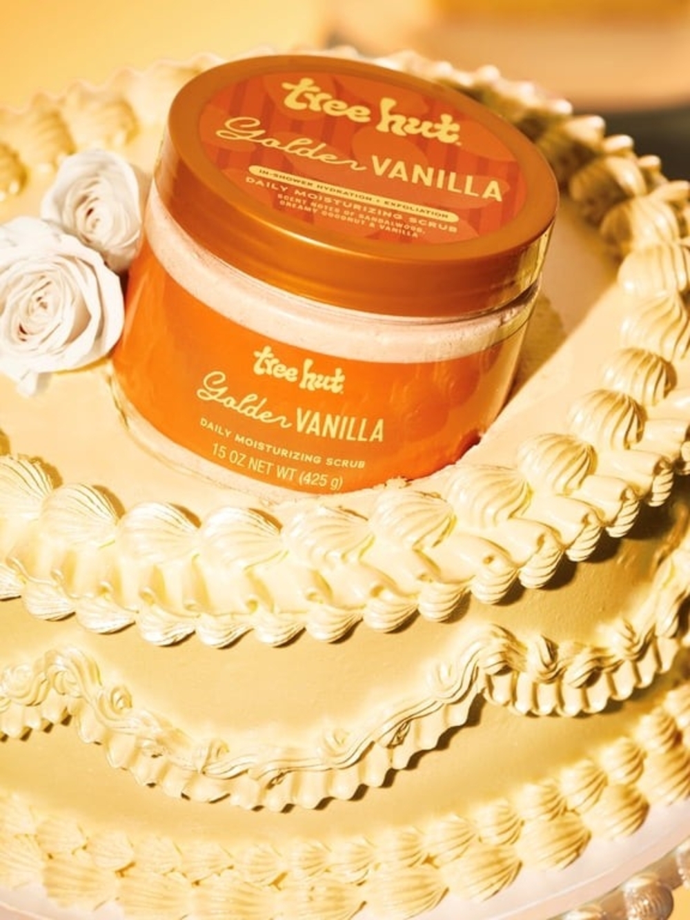 Tree Hut Golden Vanilla Moisturizing Body Scrub